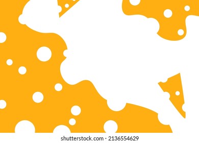 illustration vector graphic cheese background abstract for banner ,template, website, poster, etc