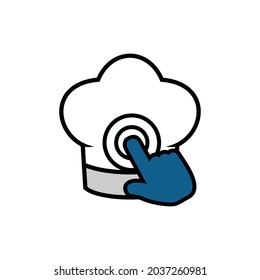 Illustration Vector Graphic of Chef Application Logo. Perfect to use for Food Company