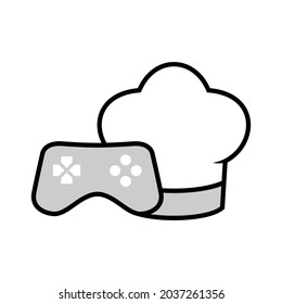 Illustration Vector Graphic of Chef Game Logo. Perfect to use for Technology Company