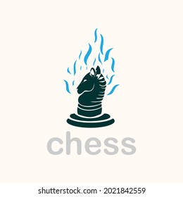 Illustration vector graphic of chess icon fit for logo chess club