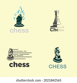 Illustration vector graphic of chess icon fit for logo chess club