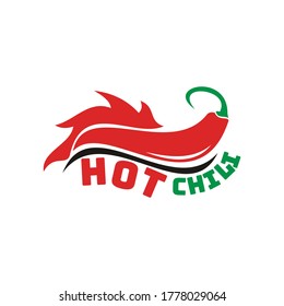 illustration vector graphic of chili with flame - good for hot food and spicy food