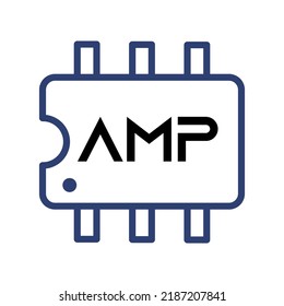 Illustration Vector Graphic of Chip 
 logo 