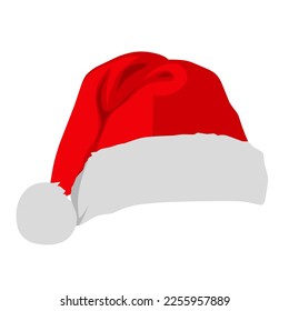 illustration vector graphic christmas hat
