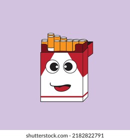gráfico vectorial de ilustración de cigarrillo