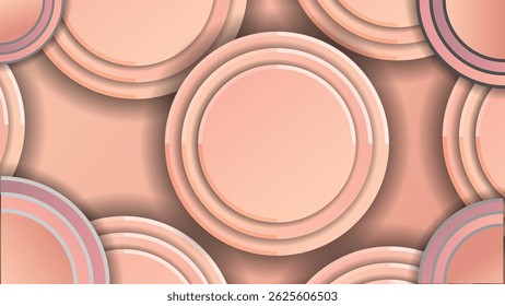 Illustration Vector Graphic Of  Circle Abstract Ideal for use in web design, posters, flyers, presentations, and digital marketing. Includes modern flat, gradient, and mini