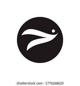 Gráfico vectorial de ilustración del logotipo de círculo con ola marina. Bueno para productos, empresas, etc