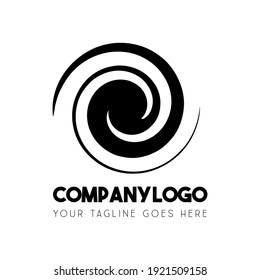 illustration vector graphic of circle twist logo