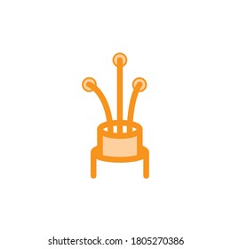 Illustration Vector graphic of circuit icon. Fit for chip, microchip, processor etc.