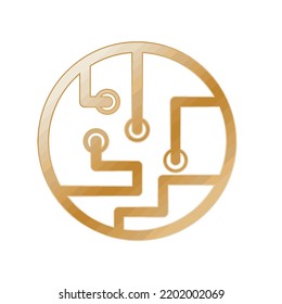 Illustration Vector graphic of circuit icon. Fit for chip, microchip, processor etc.