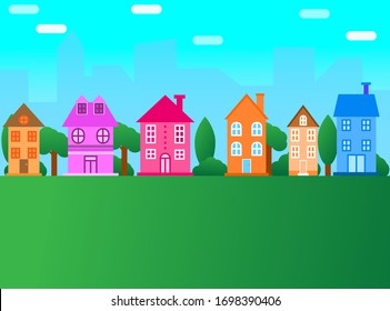 Illustration vector graphic of city