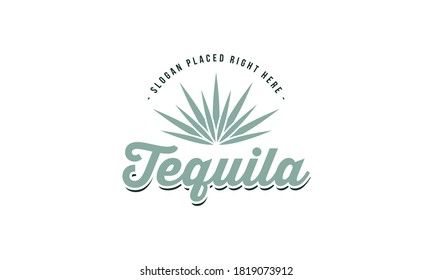 illustration vector graphic of classic, retro, vintage, abstract mark for tequila logo design