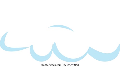 illustration vector graphic of clean cloud