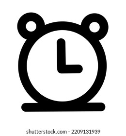 Illustration vector graphic of a clock. Good for elemen template, etc.