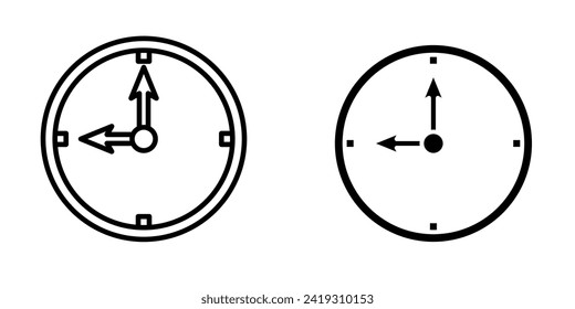 Illustration Vector Graphic of  Clock icon