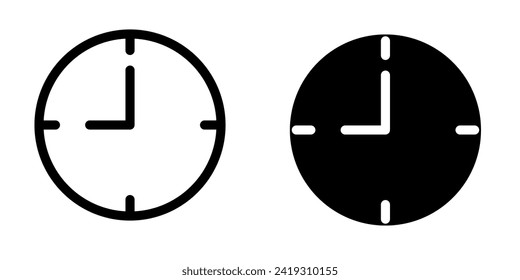 Illustration Vector Graphic of  Clock icon