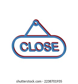 Illustration Vector graphic of Close sign icon. Fit shop, market, business, store etc.