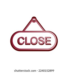 Illustration Vector graphic of close sign icon. Fit shop, market, business, store etc.