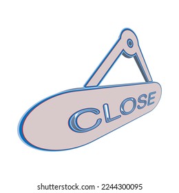 Illustration Vector graphic of Close Sign icon. Fit shop, market, business, store etc.