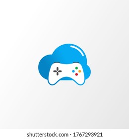 Illustration Vector Graphic of Cloud Joystick. Perfect to use for Gaming or Electronic Sport Company