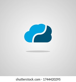 Illustration vector graphic of Cloud. Perfect to use for Technology Company