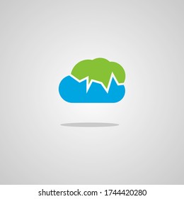Illustration vector graphic of Cloud Pulse. Perfect to use for Technology Company