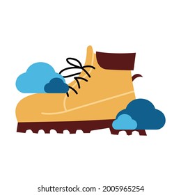 Illustration Vektorgrafik des Cloud Safety Shoes Logo. Perfekt für Fashion Company.