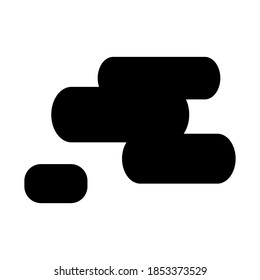 Illustration Vector graphic of  cloudy icon