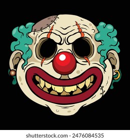 Illustration Vektorgrafik Grafik von Clown