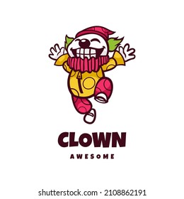 Illustration vector graphic of Clown Circus, good for logo design