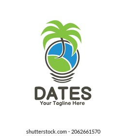 illustration vector graphic of coconut trees by the beach, overlooking the ocean, perfect for travel, holiday, tourism, journey, etc.

