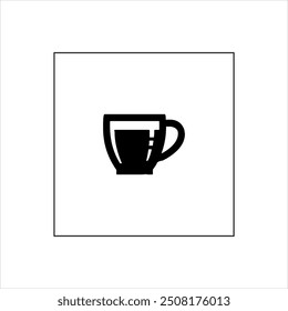 Ilustração vetor gráfico de ícone de café