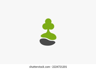 Illustration vector graphic of coffee bean and tree. Good for logo
