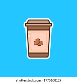 Gráfico vectorial de ilustración de taza de café 
