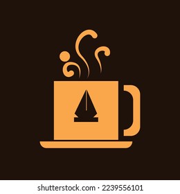 Vektorgrafik von Kaffeedesign .
