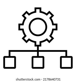 Illustration Vector Graphic of Cog, gear, setting Icon