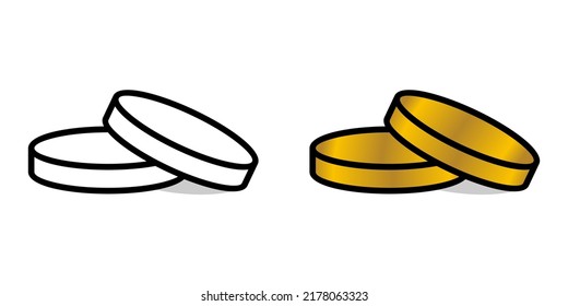 Illustration Vector Graphic of Coin Icon