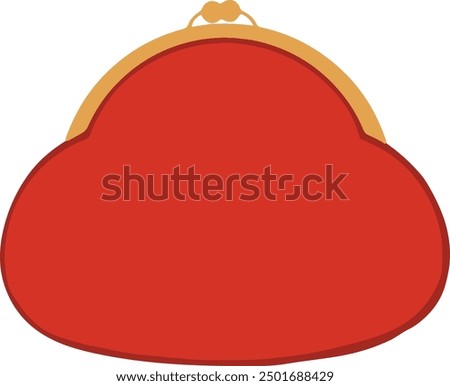Illustration vector graphic of coin purse. Best for financial themed design.