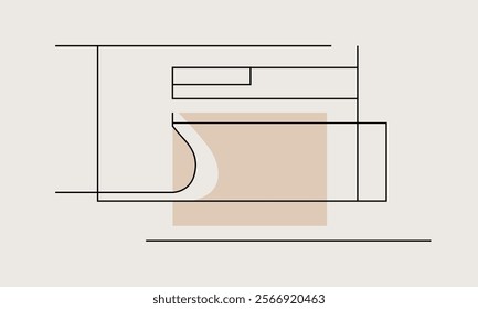 illustration vector graphic of color abstract background