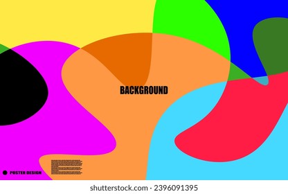 illustration vector graphic colorful abstract background for banner, poster, template, design, etc