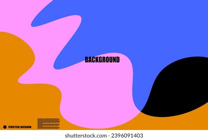 ilustración vectorial gráfico colorido fondo abstracto para banner, afiche, plantilla, diseño, etc