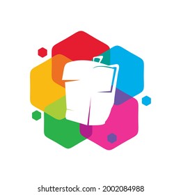 Illustration Vector Graphic of Colorful Backpack Logo. Perfect to use for Technology Company