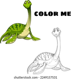 illustration vector graphic of coloring book good for kid learning