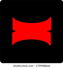 gráfico vectorial de ilustración de combinación del diseño de concepto de cubo y círculo con fondo negro