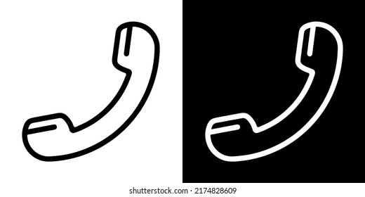 Illustration Vector Graphic of communication call, telephone, phone icon