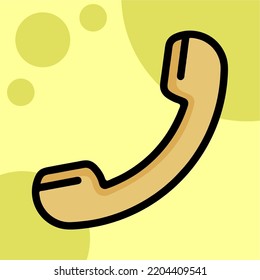 Ilustración Vector Gráfico de llamadas de comunicación, teléfono, icono de teléfono