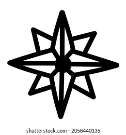 illustration vector graphic of
compass icon perfect for icons, images, directions, logos