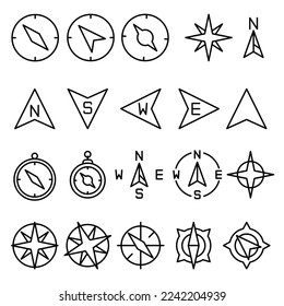 Illustration Vector Graphic of Compass icon
