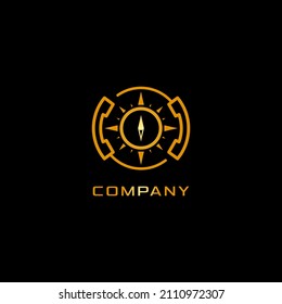 Illustration vector graphic of Compass Phone Logo
