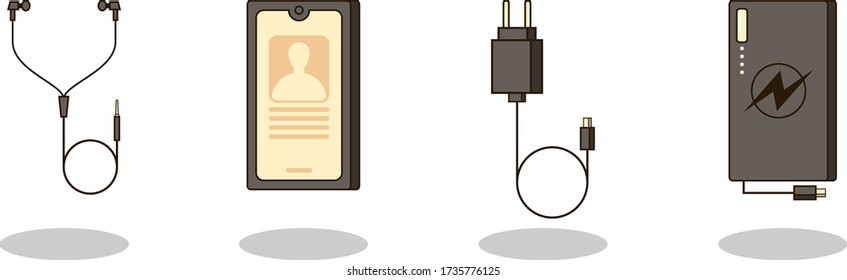 illustration vector graphic computer and equipment icon set